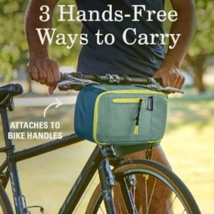 Coleman Green and Yellow Bike Handlebar Bag